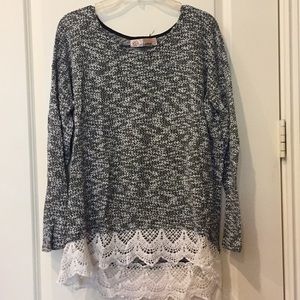 High low sweater